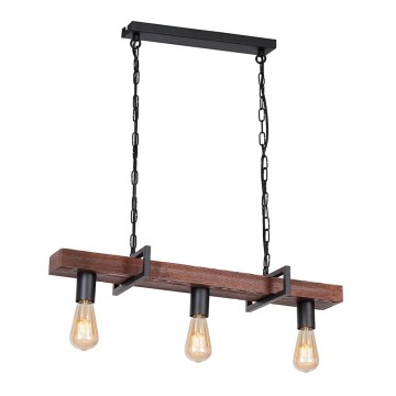 Żyrandol na łańcuchu HARD 3xE27/60W/230V