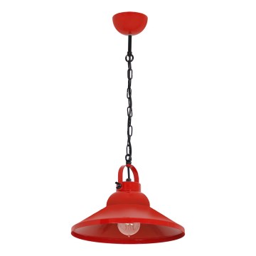 Żyrandol na łańcuchu IRON 1xE27/60W/230V
