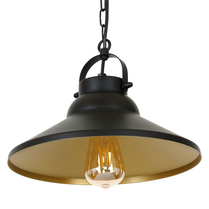 Żyrandol na łańcuchu IRON 1xE27/60W/230V