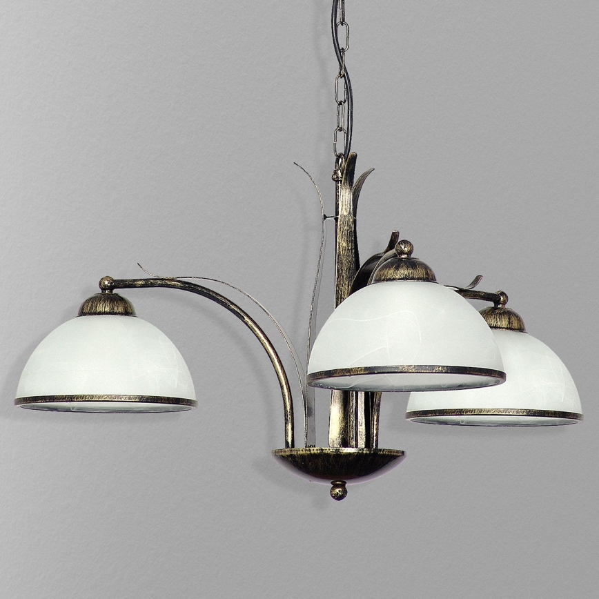 Żyrandol na łańcuchu KORFU 3xE27/60W/230V