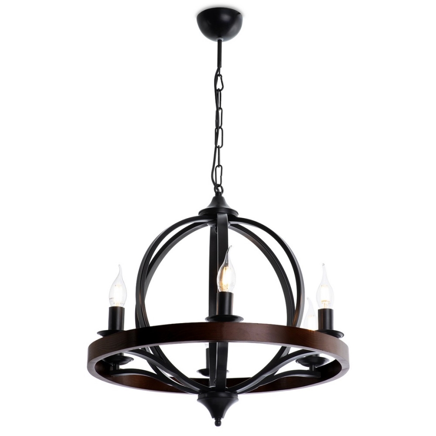 Żyrandol na łańcuchu KYOLN 6xE14/40W/230V