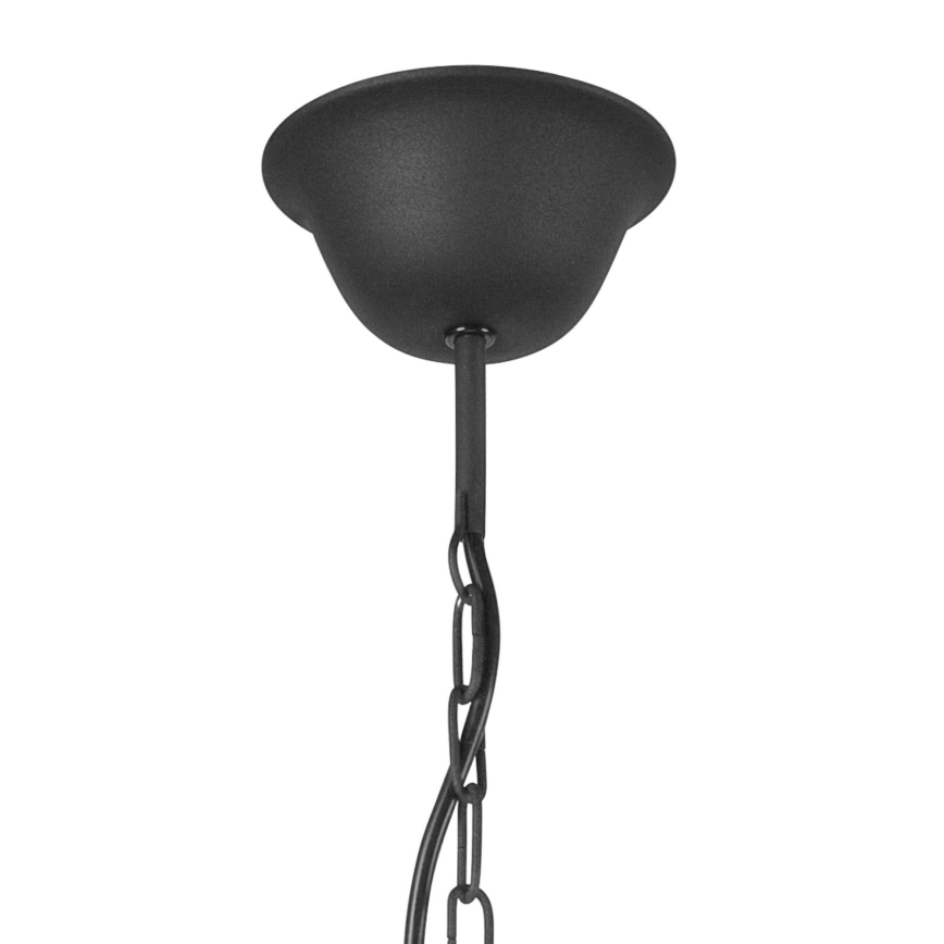 Żyrandol na łańcuchu LUCY 3xE14/60W/230V czarny
