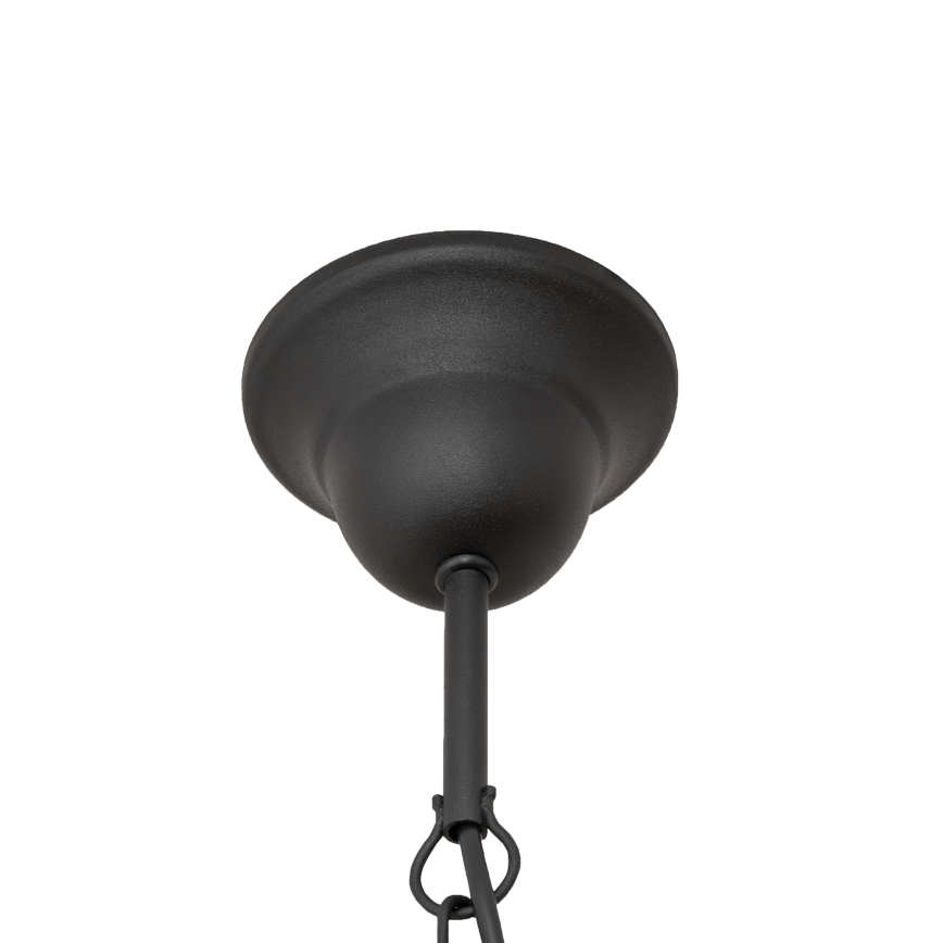 Żyrandol na łańcuchu MALBO 8xE14/10W/230V czarny