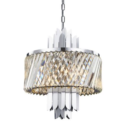 Żyrandol na łańcuchu MARGOT 6xE14/40W/230V matowy chrom