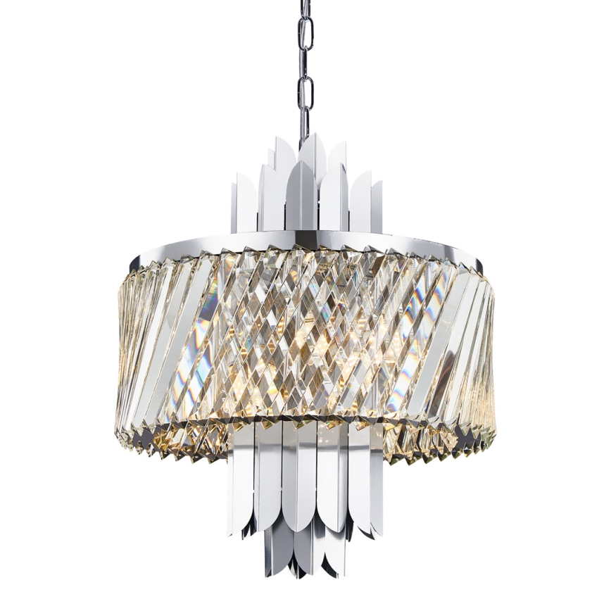 Żyrandol na łańcuchu MARGOT 6xE14/40W/230V matowy chrom
