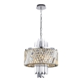 Żyrandol na łańcuchu MARGOT 6xE14/40W/230V matowy chrom