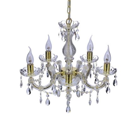 Żyrandol na łańcuchu MARIA TERESA 5xE14/40W/230V