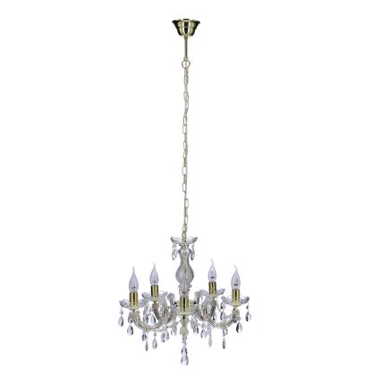 Żyrandol na łańcuchu MARIA TERESA 5xE14/40W/230V