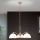 Żyrandol na łańcuchu OLD LAMP 3xE27/40W/230V śr. 65 cm biały/mosiądz