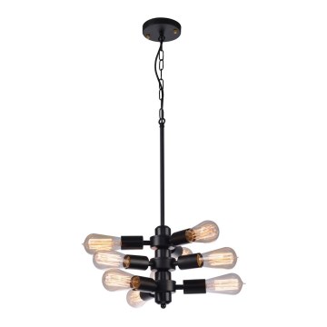 Żyrandol na łańcuchu OREBRO 9xE27/10W/230V