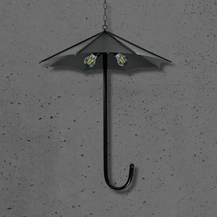 Żyrandol na łańcuchu PARASOL 3xE27/20W/230V