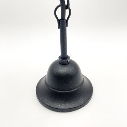 Żyrandol na łańcuchu RETRO 2xE27/60W/230V czarny