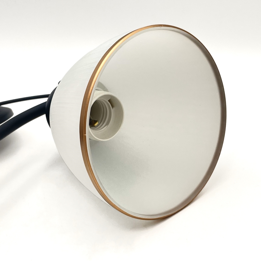 Żyrandol na łańcuchu RETRO 2xE27/60W/230V matowa czarny