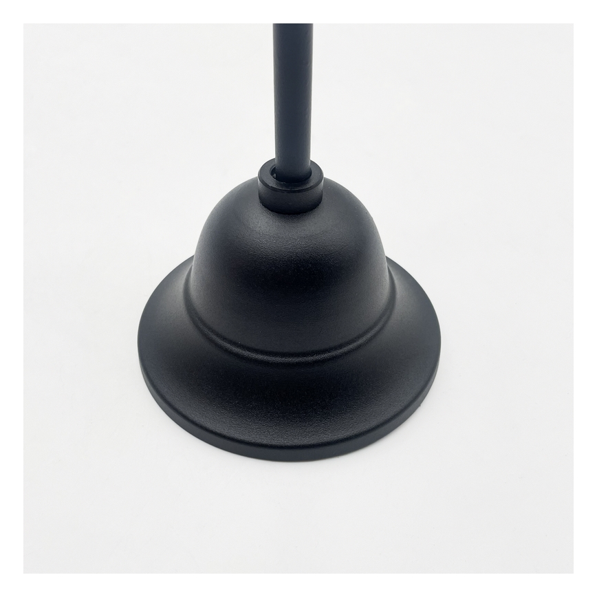 Żyrandol na łańcuchu RETRO 3xE27/60W/230V czarny/biały