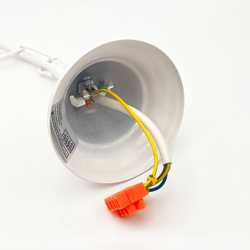 Żyrandol na łańcuchu RETRO 5xE27/60W/230V biały/kolorowy