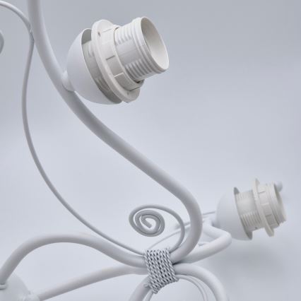 Żyrandol na łańcuchu RETRO II 3xE27/60W/230V biały
