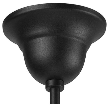 Żyrandol na łańcuchu RETRO II 5xE27/60W/230V czarny mat