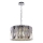 Żyrandol na łańcuchu RITZ 12xE14/40W/230V śr. 54 cm chrom błyszczący