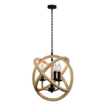 Żyrandol na łańcuchu ROPE GLOBO 3xE14/10W/230V