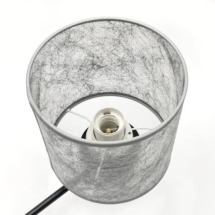 Żyrandol na łańcuchu ROSA 3xE27/60W/230V czarny/szary