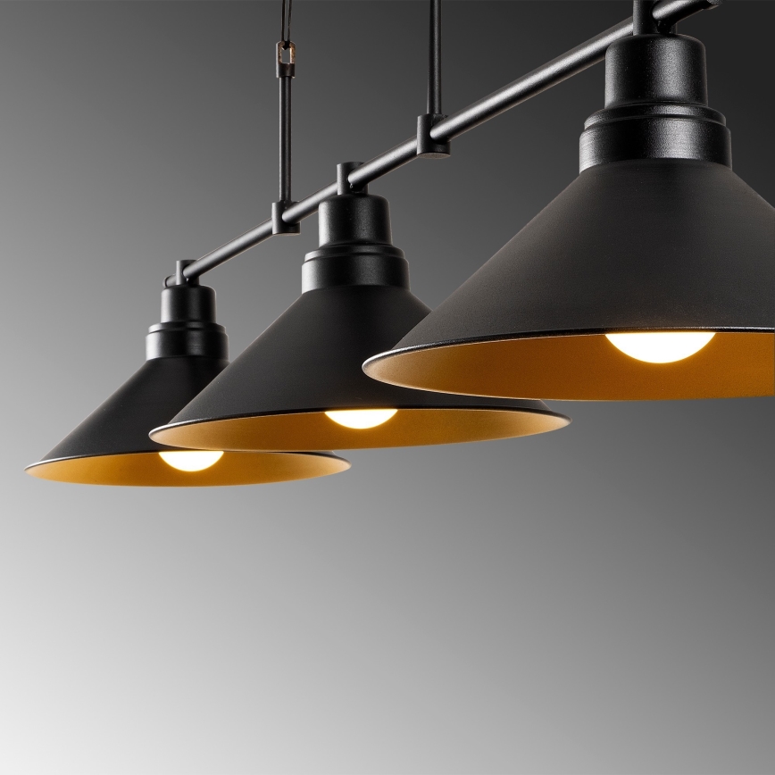 Żyrandol na łańcuchu SIVANI 3xE27/100W/230V