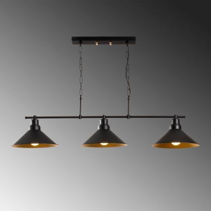Żyrandol na łańcuchu SIVANI 3xE27/100W/230V