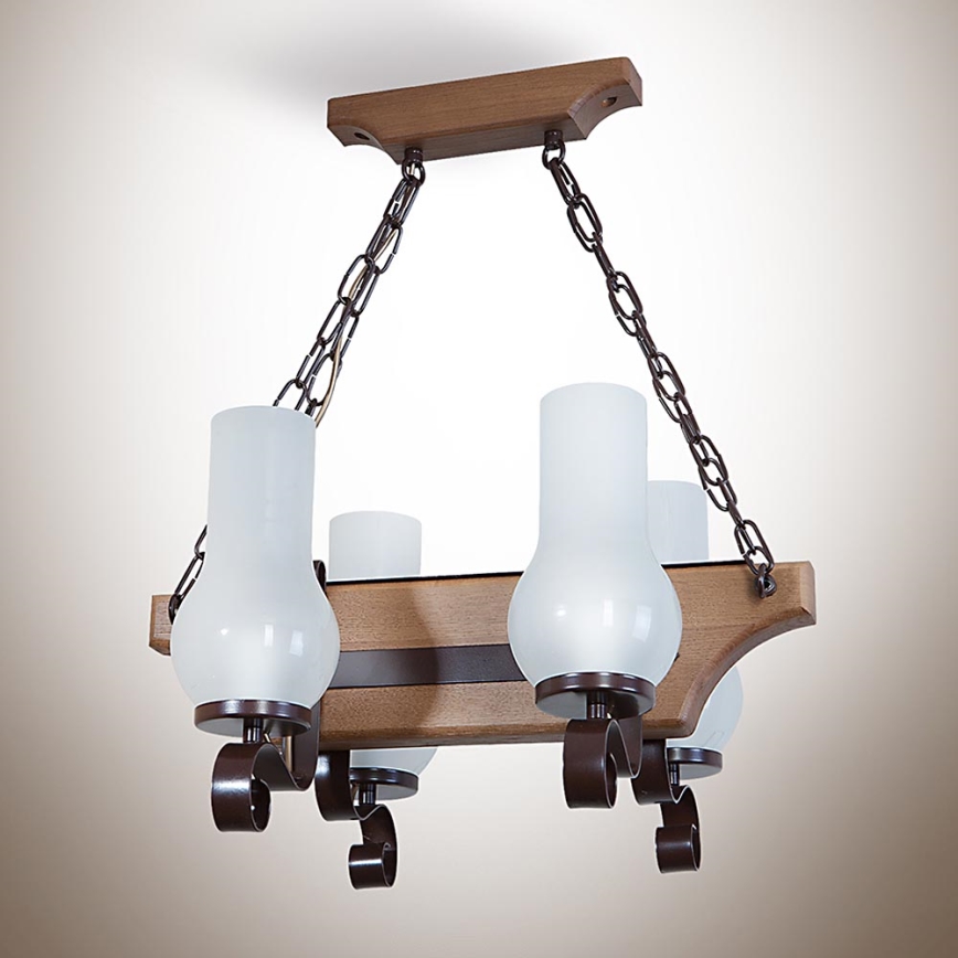 Żyrandol na łańcuchu TAVERN 4xE14/40W/230V