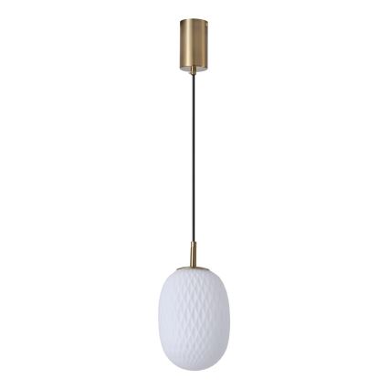 Żyrandol na lince 1xE14/25W/230V biały śr. 15 cm