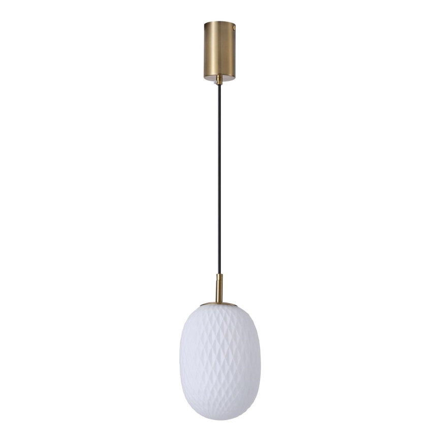 Żyrandol na lince 1xE14/25W/230V biały śr. 15 cm