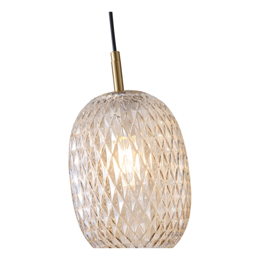 Żyrandol na lince 1xE14/25W/230V przezroczysty śr. 15 cm