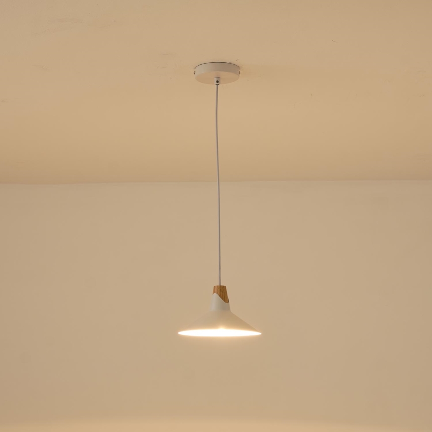 Żyrandol na lince 1xE27/15W/230V biały