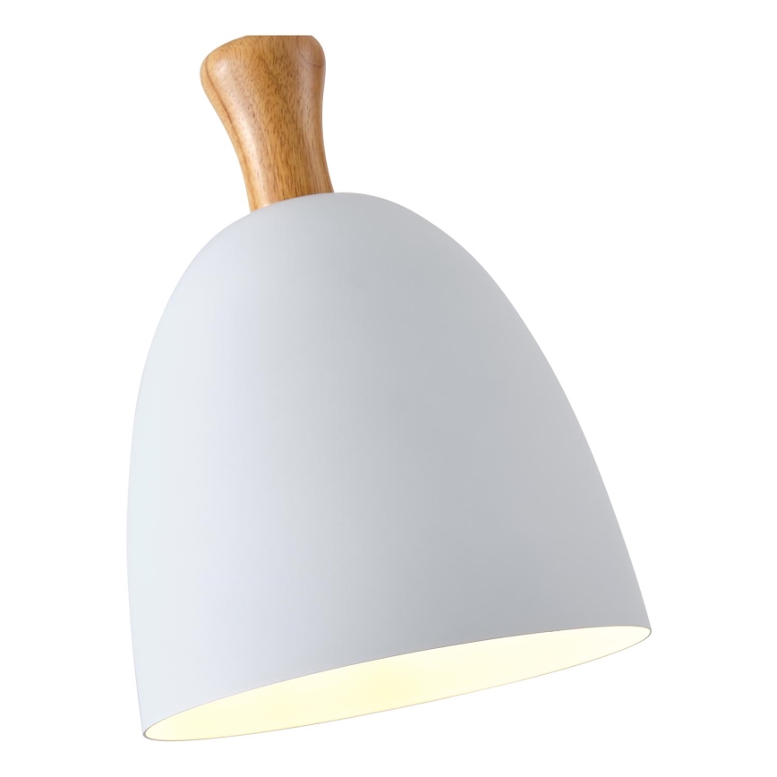 Żyrandol na lince 1xE27/15W/230V biały śr. 23 cm