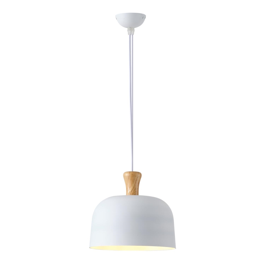 Żyrandol na lince 1xE27/15W/230V biały śr. 27 cm