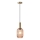 Żyrandol na lince 1xE27/15W/230V brązowy śr. 13 cm