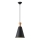 Żyrandol na lince 1xE27/15W/230V czarny śr. 20 cm