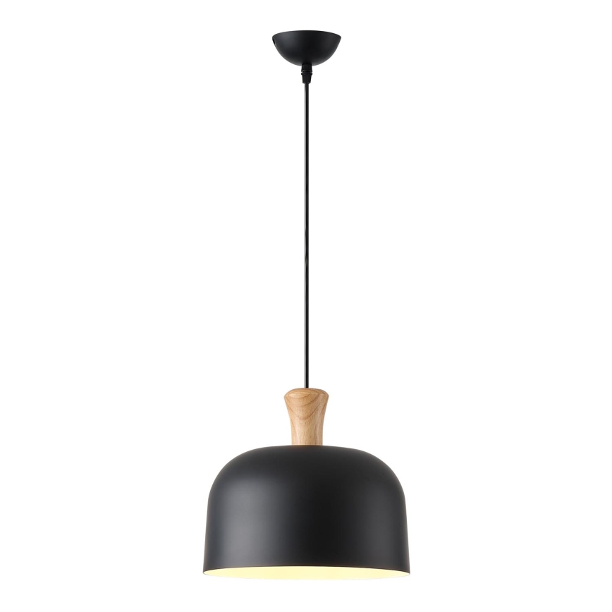 Żyrandol na lince 1xE27/15W/230V czarny śr. 27 cm