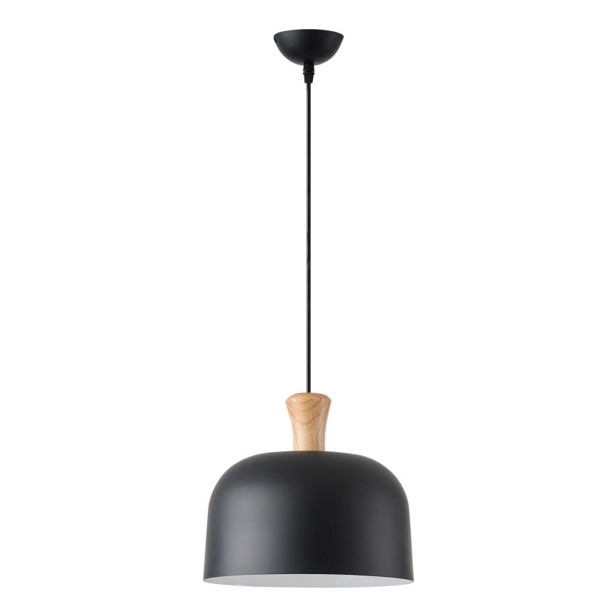 Żyrandol na lince 1xE27/15W/230V czarny śr. 27 cm
