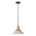 Żyrandol na lince 1xE27/15W/230V kremowy
