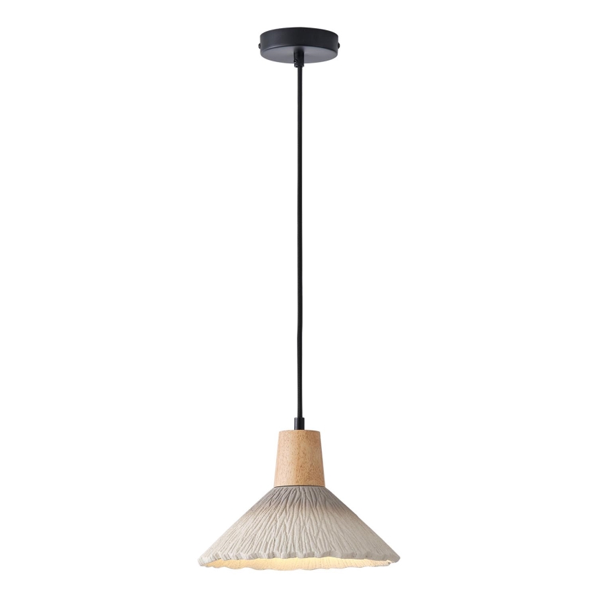 Żyrandol na lince 1xE27/15W/230V kremowy