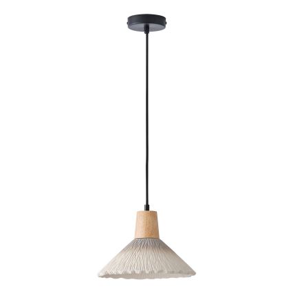 Żyrandol na lince 1xE27/15W/230V kremowy