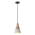 Żyrandol na lince 1xE27/15W/230V kremowy