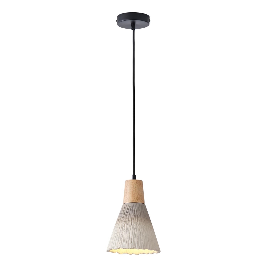Żyrandol na lince 1xE27/15W/230V kremowy