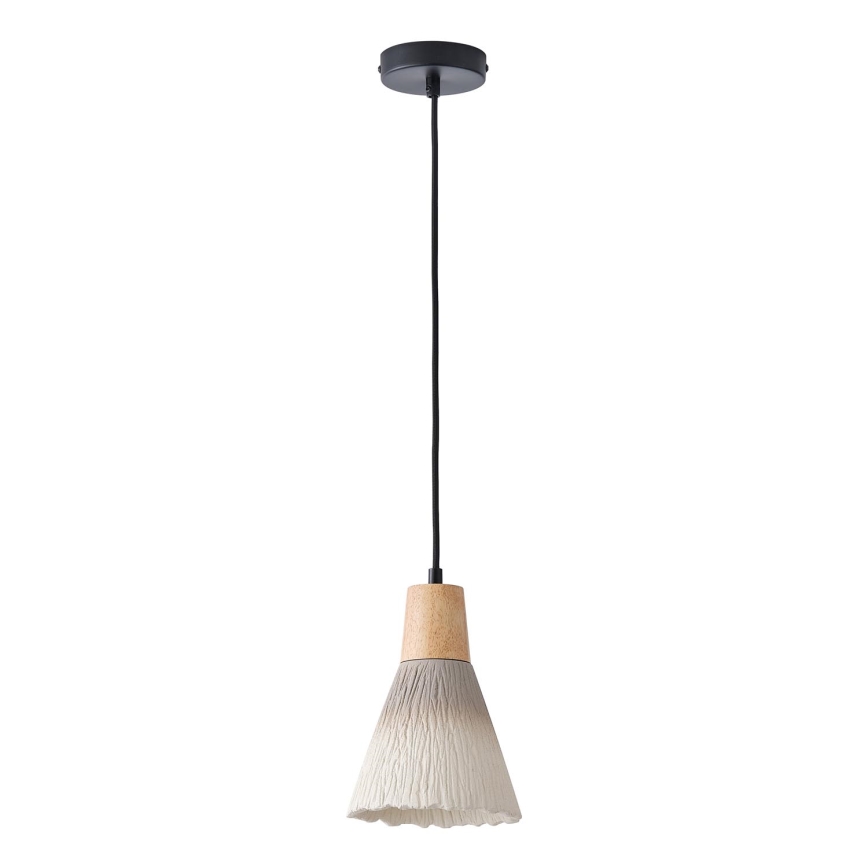 Żyrandol na lince 1xE27/15W/230V kremowy