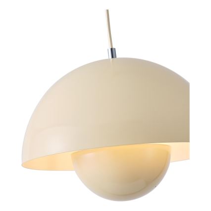 Żyrandol na lince 1xE27/15W/230V kremowy