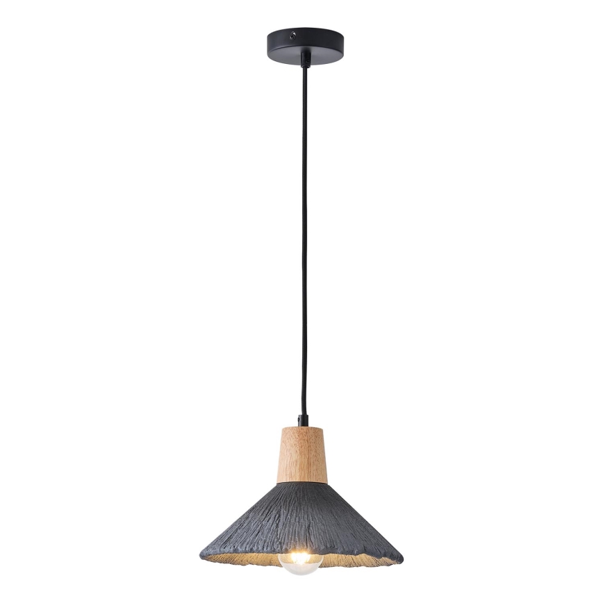Żyrandol na lince 1xE27/15W/230V szary