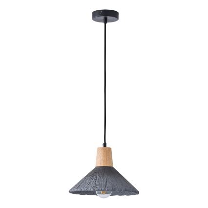 Żyrandol na lince 1xE27/15W/230V szary