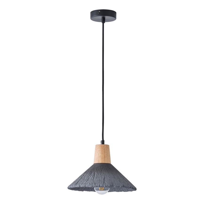Żyrandol na lince 1xE27/15W/230V szary