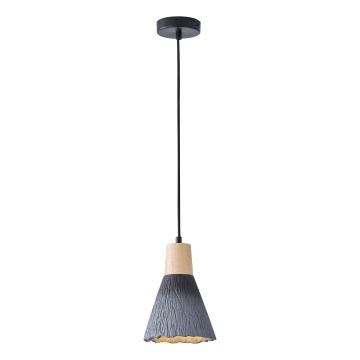 Żyrandol na lince 1xE27/15W/230V szary