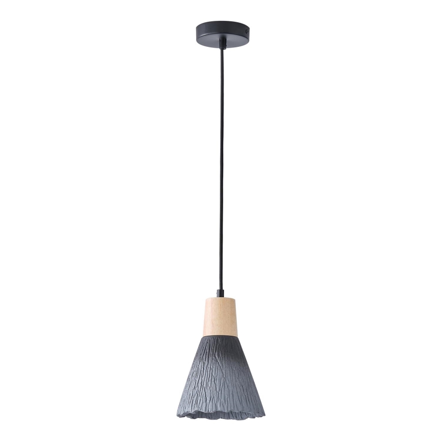 Żyrandol na lince 1xE27/15W/230V szary