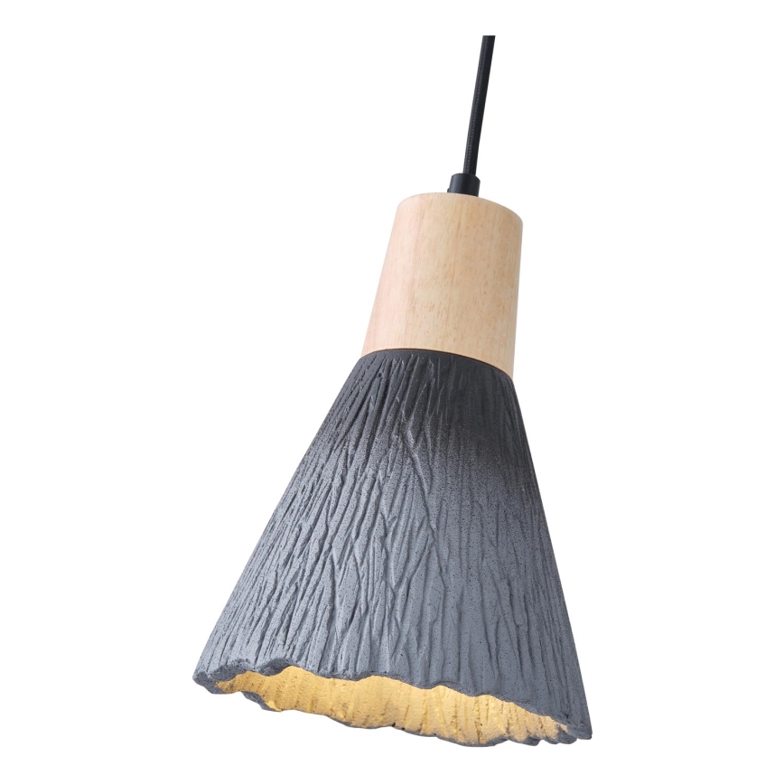 Żyrandol na lince 1xE27/15W/230V szary